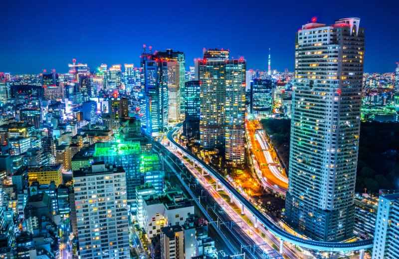 東京の夜景の画像